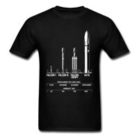Lyzh tải trọng elon musk rocket space spacex tshirt falcon launch mars moon chiếm cccp áo phông của cha liên xô nam giới vệ tinh quá khổ