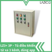 LZ3+ 3PHA – TỦ ĐIỀU KHIỂN TỪ XA BẰNG SIM ĐIỆN THOẠI 3 ĐẦU RA 380V ĐỘC LẬP – DÙNG APP SMARTPHONE