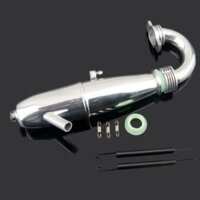 [Lzdhuiz] Ống xả nhôm Bubble Shop61 cho xe RC HSP Bobao HPI SH Monster Truck 1 / 8