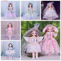 Lzhdp 1 / 6 Bộ búp bê Bjd kèm quần áo Bộ đồ chơi khớp hình cầu Quà tặng trẻ em