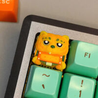 M 107 Golden Star Keycap Artisan Resin cao cấp