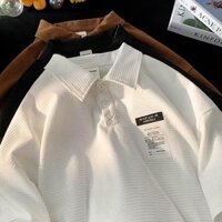 【M-3XL】Áo Thun Polo Nam Dáng Rộng Phong Cách Hàn Quốc Đơn Giản Chất Lượng Cao Cho áo polo nam form rộng unisex áo thun polo áo thun có cổ nữ