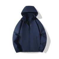 M-5xl Áo khoác nam có mũ trùm đầu chống thấm nước Áo khoác thể thao thoáng khí