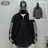 M-5xl Phong Cách Hàn Quốc Ren Áo Nam Cao Cấp Thường Ngày Rời Sọc Dài Tay Plus Size Top