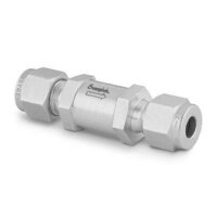 M-6C-KZ-1/3 | Swagelok C-Series Check Valve, Inlet/Outlet : 3/8" Tube : OD Compression, 3,000 psi, Monel/Alloy 400