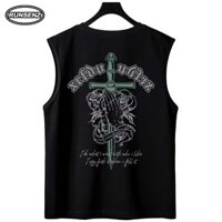 M-8xl Hàn Quốc Hợp Thời Trang Áo Nam Plus Size Áo Vest Mỏng Rời Thường Ngày Oversize Tank