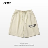 M-8xl Quần Lót Trắng Thời Trang Hàn Quốc Nam Plus Size Quần Short Đơn Giản Nhân Quả Quần ngắn ống rộng