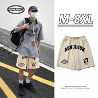 M-8xl Quần Short Ống Rộng Hợp Thời Trang Hàn Quốc Nam Mùa Hè Thường Ngày Rời Plus Size Quần Ngắn