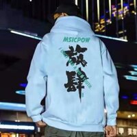 M-8XL style text printed hooded sweater for men and women tide brand style hip-hop personality loose wild couple outfit