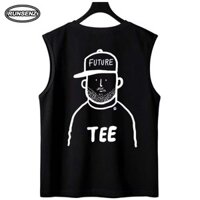 M-8xl Thời Trang Hàn Quốc Oversize Áo Vest Nam Plus Size Tank Mỏng Thường Ngày Rời Không Tay Top