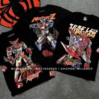 (M, L, XL, XXL) ÁO GETTER ROBOT - MAZINGERZ - ÁO THUN ROBOT UNISEX