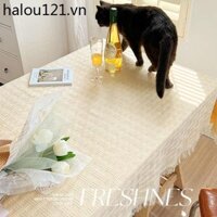 M. life Light Method Kem Ren Khăn Trải Bàn Cà Phê Vải Bàn Phong Cách Nhật Bản Cao Cấp Tròn Khăn Trải Bàn Khăn Trải Bàn Khăn Trải Bàn