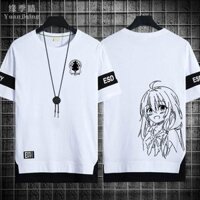 M-xxxl Dạo Phố Nam Slim Fit Áo Thun Tay Ngắn Phong Cách Hip Hop Hành Trình Phù Thủy In Đồ Họa Tee Cổ Tròn Áo Sơ Mi Quá Khổ Cho Bé Trai Đen Trắng Áo Quần Áo Thường Ngày