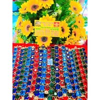 [M023] Lắ Hột Đính Hột Đá Màu Xoàn Vuông Móc Khóa Hộp Chất Liệu Đồng Đỏ Không Xi, Không Lắc Kê