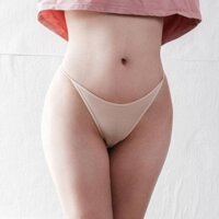 M045 Viền hẹp Dây Mỏng Quần Lót Gợi Cảm Nữ Quấn Nửa Hông T-back Eo Thấp Cotton Đáy Thể Thao Tam Giác Chữ G