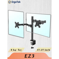 M052/ E52 ErgoTek  - Giá Treo Hai Màn Hình/ Giá Đỡ Hai Màn Hình máy tính- Kẹp Bàn [17–27inch] [ Rẻ Hơn F160 / H180 ]