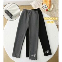 M1 Quần legging lót nỉ bé gái 5-13 M2