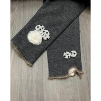 M1 Quần legging lót nỉ bé gái đại 130-170 M2