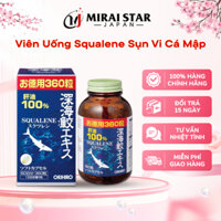 M1 Viên Uống Squalene Sụn Vi Cá Mập Bổ Xương Khớp Orihiro Nhật Bản - 360 viên M2