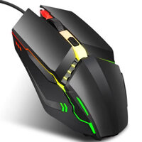M11 Wired Mouse 3-speed DPI Adjustable 7-color Breathing Light Ergonomics Mice for Office Gaming