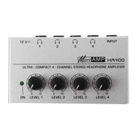 M18k-ha400 Tai nghe siêu nhỏ gọn 4 kênh Bộ khuếch đại Microamp âm thanh nổi