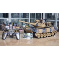 M1A2 Abrams Main Battle Tank tỉ lệ 1/18 - Xe tăng điều khiển từ xa US Army M1A2 MBT bánh xích & bắn đạn & khói