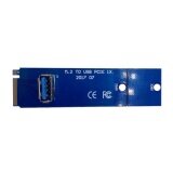 M.2 NGFF to USB3.0 Converter Card Mining Riser Card VGA Extension Cable  -  intl