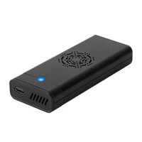 M.2 NVMe SSD Enclosure Case 10Gbps USB3.2 Gen2 NVME SATA Dual Protocol Built-in Cooling Fan for 2242/2260/2280 M2 SSD Dr