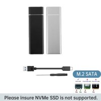 M.2 SSD Enclosure USB 3.1 đến M.2 NGFF SSD Enclosure SSD Enclosure Adapter UASP SuperSpeed cho SSD 2242 2260 2280 M2
