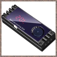 M2 SSD Tản Nhiệt Nhiệt Nhiệt Độ OLED Màn Hình Hiển Thị Kỹ Thuật Số M.2 2280 NVME SSD Thể Rắn Đĩa Cứng Tản Nhiệt Nhiệt