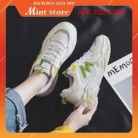 M23 Giày Thể Thao Nữ 💖FREESHIP💖 Giày Độn Đế Nữ 5 Phân Chữ M Phản quang đãng Siêu Đẹp 6