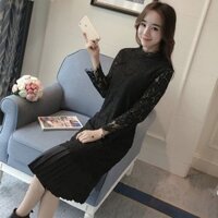 M277 Váy ren nữ dài tay