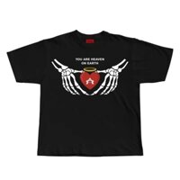 M3- Áo thun ''HEAVEN ON EARTH'' Cotton 100%- From Boxy - 250gsm - wAveup VN menswear Nam nữ cổ tròn