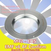 M42 - Canon EOS - Màu Chrome, EMF v6 ( M42-EOS-W6 )