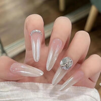 M6( hỏa tốc) NAILBOX SƠN GEL TRÁNG GƯƠNG ĐÍNH ĐÁ KHỐI . m35