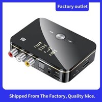 M8 Bluetooth 5.0 Bộ thu âm thanh Bộ chuyển đổi không dây âm nhạc AUX 3,5 mm có Mic cho loa TV trên ô tô