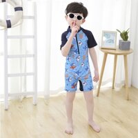 (MÃ 011)BỘ ĐỒ BƠI LIỀN THAN HOẠ TIẾT HÌNH THÚ CỰC CHẤT DÀNH CHO BÉ TRAI