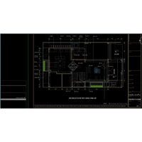 [Mã 025] Bản vẽ cad bổ kỹ thuật nội thất nhà phố