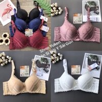 Mã 1126 . Áo Lót Mặc Áo Dài Bản 4 Móc Cài. Áo Lót Nữ Ren Mút Dày 6cm Siêu Độn Siêu Tạo Khe