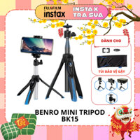 [Mã 156ELHA80K giảm 6% đơn 400K] Tripod Mini dành cho điện thoại hoặc máy ảnh compact - Chân máy ảnh mini Benro BK15
