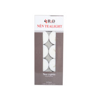 Mã - 22NẾN KHÔNG KHÓI TRẮNG  VỈ 10 VIÊN  ĐẾN TỪ THƯƠNG HIỆU R2D, LÀM TỪ SÁP CỌ, DẦU DỪA, TINH DẦU, THÀNH PHẦN TỰ NHIÊN, LÀNH TÍNH.