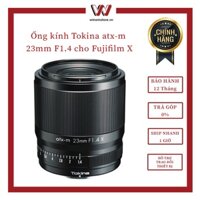 [Mã 2510ELSALE giảm 6% đơn 300k] Ống kính Tokina atx-m 23mm F1.4 cho Fujifilm X