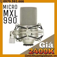 Mã 252ELSALE hoàn 7 đơn 300K micro MXL990 Condenser Microphone