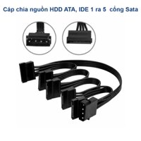 Mã 40 - Cáp chia nguồn HDD ATA, IDE 1 ra 5  cổng Sata