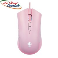 [Mã 99ELHA giảm 7% đơn 300K] Chuột chơi game BJX M9 Hồng Led RGB
