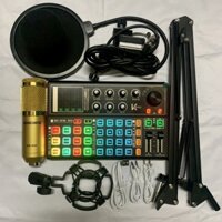 [Mã 99ELHA giảm 7% đơn 300K] COMBO THU ÂM LIVESTREAM MIC WOAICHANG BM900-CARD K300 mới nhất có auto tun bh 1 năm