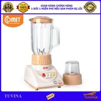 [Mã 99ELHA giảm 7% đơn 300K] Máy Xay Sinh Tố Comet CM9956 1.25 Lít 2 Cối Thủy Tinh - Hàng Chính Hãng (Bảo Hành 12 Tháng)