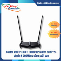 [Mã 99ELHA giảm 7% đơn 300K] Router Wifi TP-Link TL-WR841HP (Anten 9dbi *2)-chuẩn N 300Mbps công suất cao