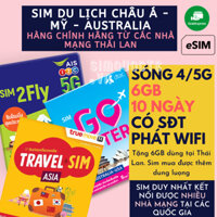 [Mã 99ELHA giảm 7% đơn 300K] Sim Du Lịch Ấn Độ Hàn Quốc Nhật Bản Trung Quốc Úc Mỹ DTAC GO INTER và TRUEMOVE TRAVEL ASIA