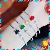 [Mã ANHCMXINH giảm 10k] Vòng Tay Hot Trend Bạc Ý 925 Đá Nhân Tạo Hồ Ly Tùy Chỉnh Size - ltb7